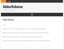 Tablet Screenshot of abdurrahman.info